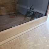 Antique English secretary display cabinet