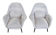 Pair of scandinavian armchairs Federicia edition