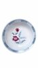 Shallow dish Sarreguemines model Carole, floral decoration and ear of wheat.