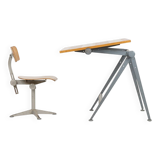 “Reply” drafting table and chair by Wim Rietveld & Friso Kramer for Ahrend