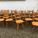 Série de 50 chaises  bistrot 1960