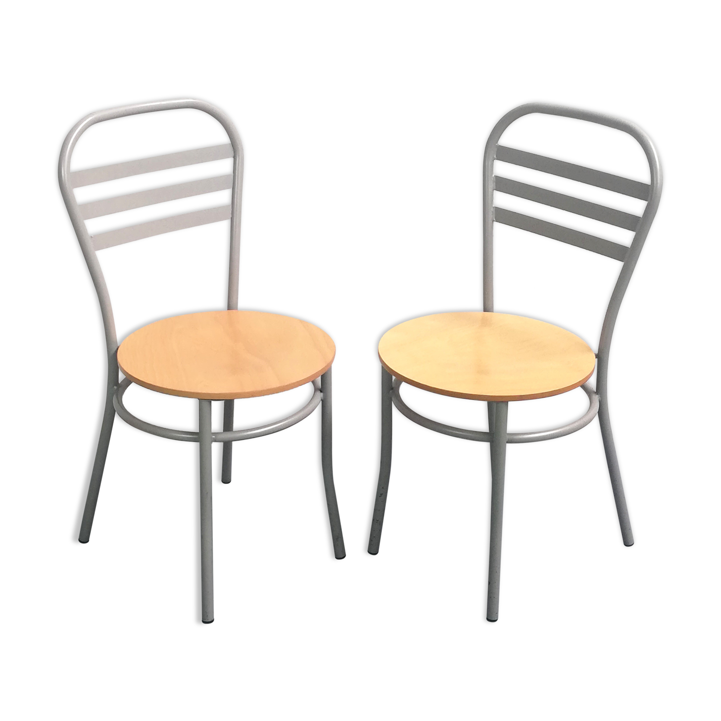 Paire de chaises bistrot Letti