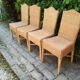 70's vintage bamboo and wicker chairs