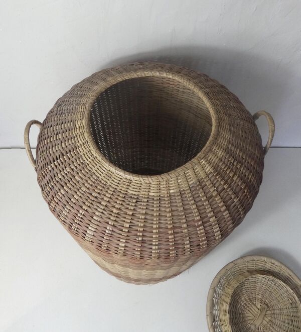 Panière XXL en rotin