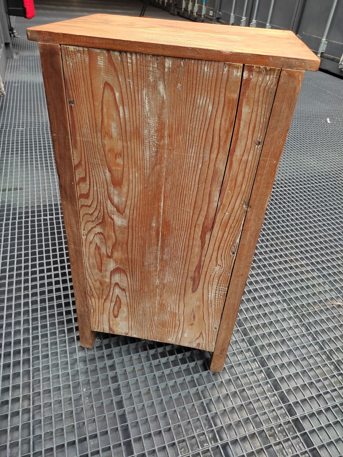 Solid oak country jam cupboard