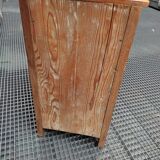 Solid oak country jam cupboard
