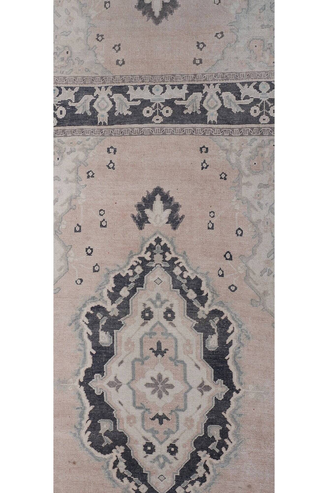 Vintage Turkish hallway rug 98x680 cm