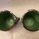2 tasses en pierre de lave vintage