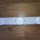 Vintage white plastic coat rack