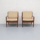 Fauteuil danois PJ56 par Grete Jalk pour Poul Jeppesen années 1960.