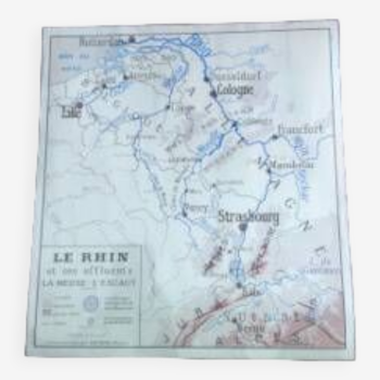 Map Rhine/The Channel