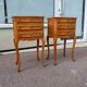 Set of 2 Louis XV bedside tables - Cherry wood