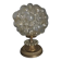 Vintage Helena Tynell Bubble Glass Lamp Brass Base Glashütte Limburg 1960