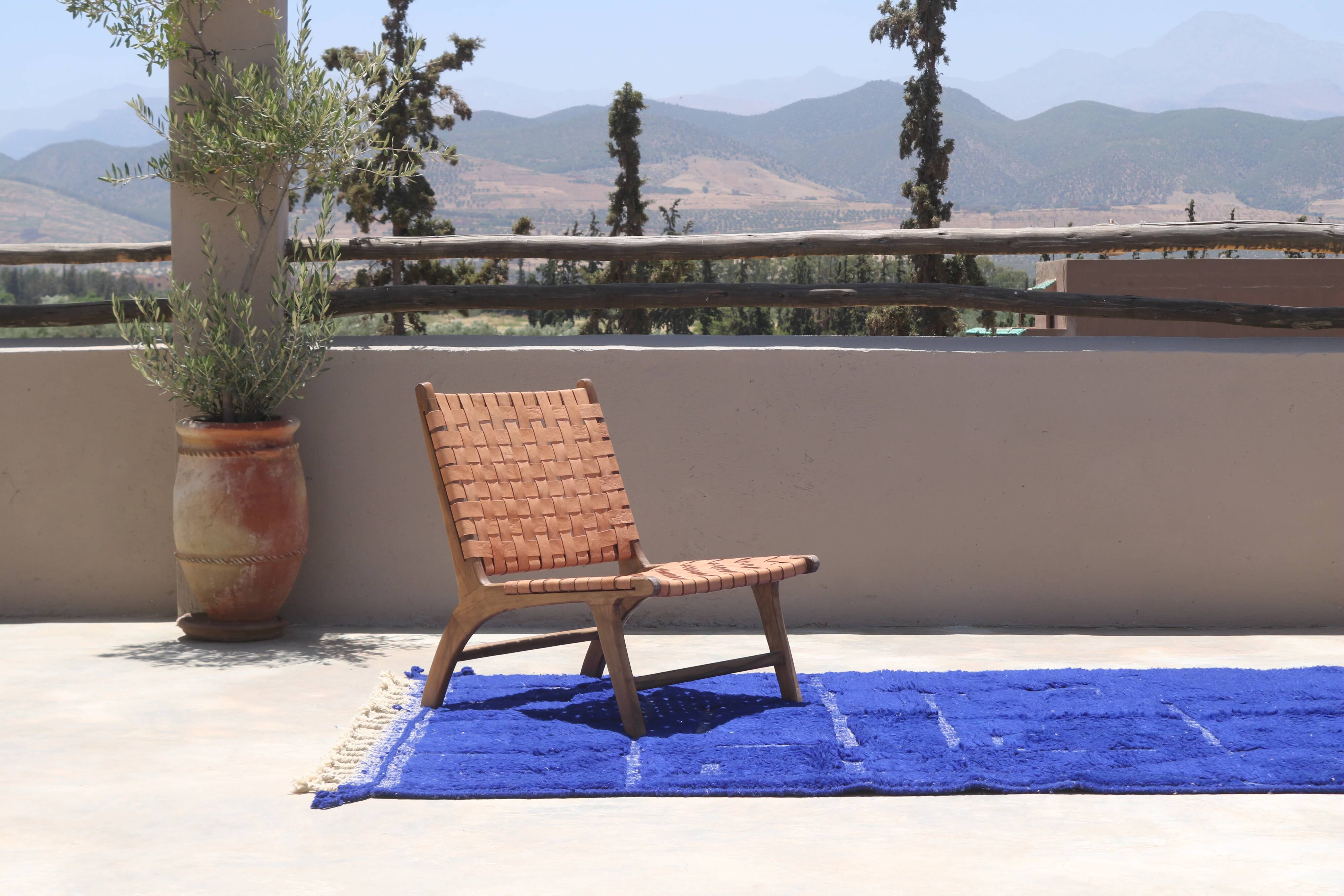 Tapis fait main coloré, 250 x 160 cm - AZ825