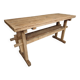 Old workbench side table bathroom furniture oak/beech 60x160cm