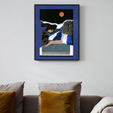 Collage "blue mountain"