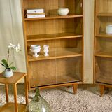 Pair of vintage showcases