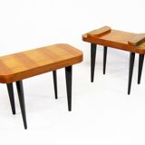 Two Paldao Line Art Deco End Tables By Gilbert Rohde For Herman Miller, C 1940