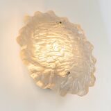 Exclusive Murano glass Sputnik wall sconces by Peill & Putzler, Germany.