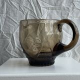 Smoked glass carafe