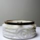 Small vintage carved alabaster ashtray from the Hollywood Regency/Mid Century