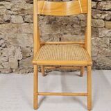 Folding cane chair from 1980