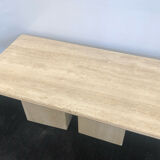 Table basse en travertin