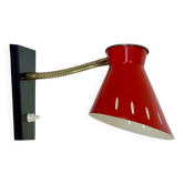 Vintage diabolo wall sconce in the style of René Mathieu
