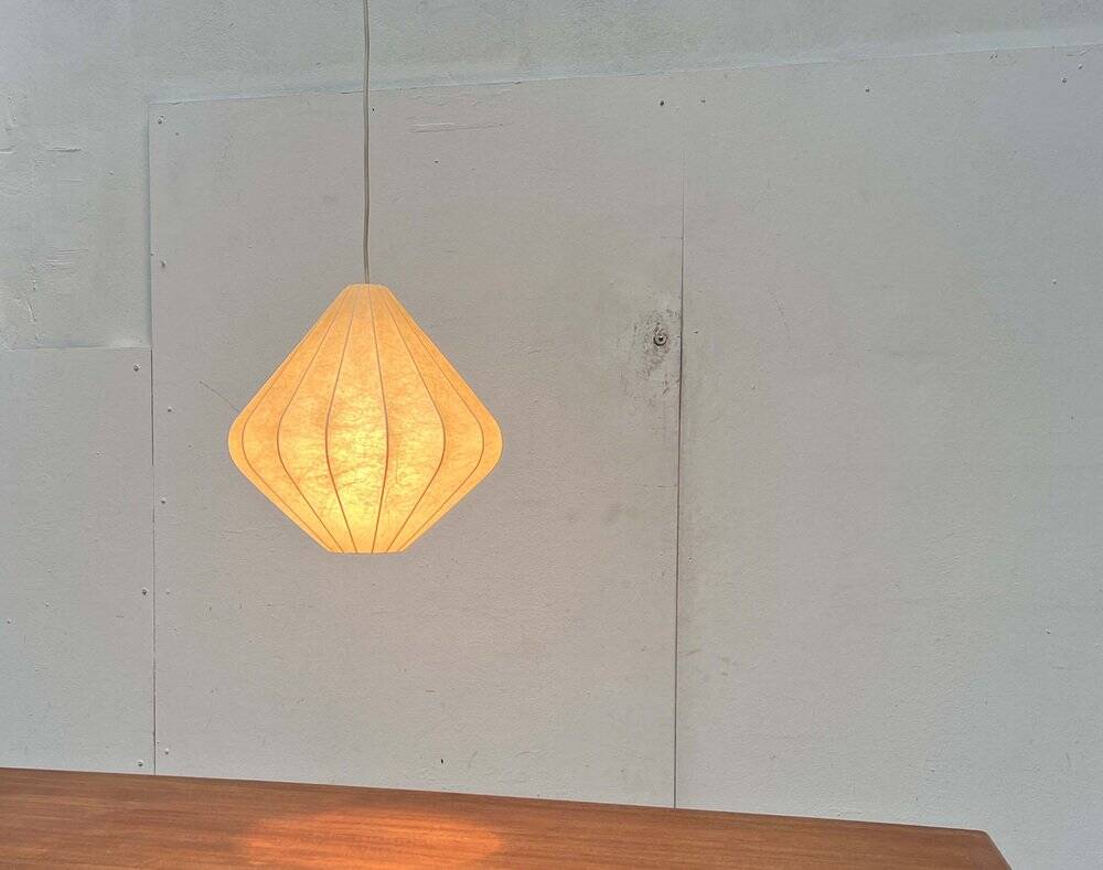 Mid-Century Modern Suspension Cocoon by Friedel Wauer for Goldkant Leuchten, Germany, 1960s