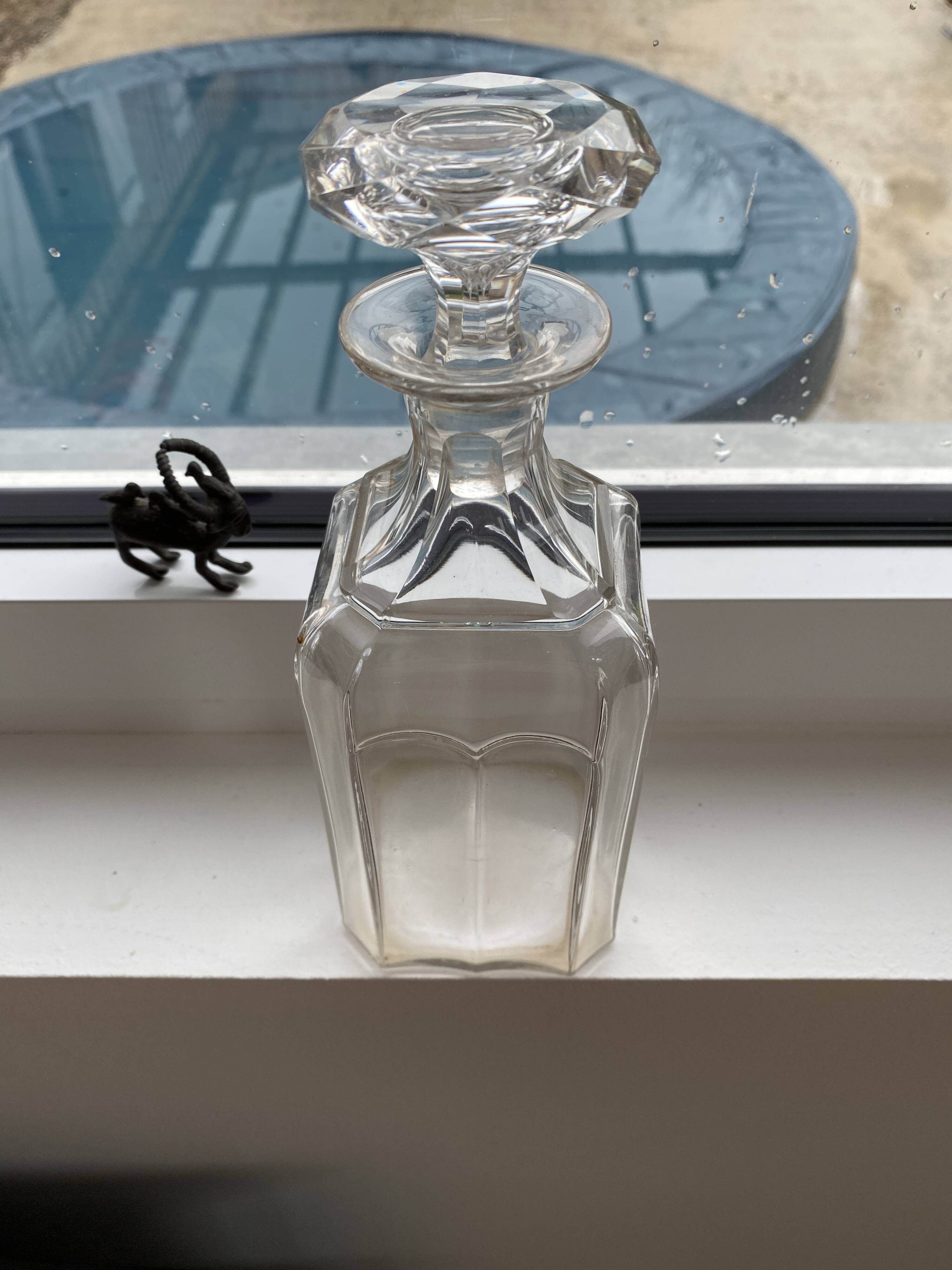 BACCARAT HARCOURT authentic 19th century crystal decanter