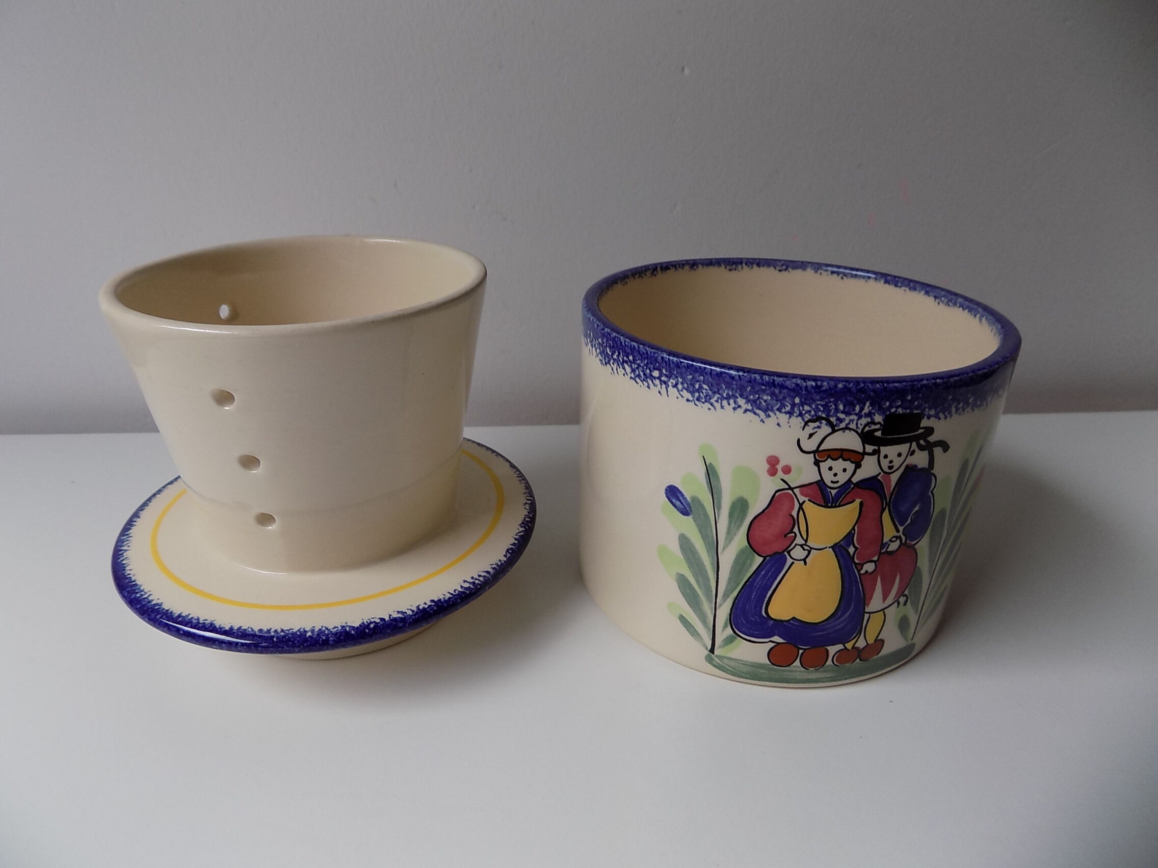 Breton butter butter Pornic earthenware