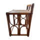 Vintage rattan side table