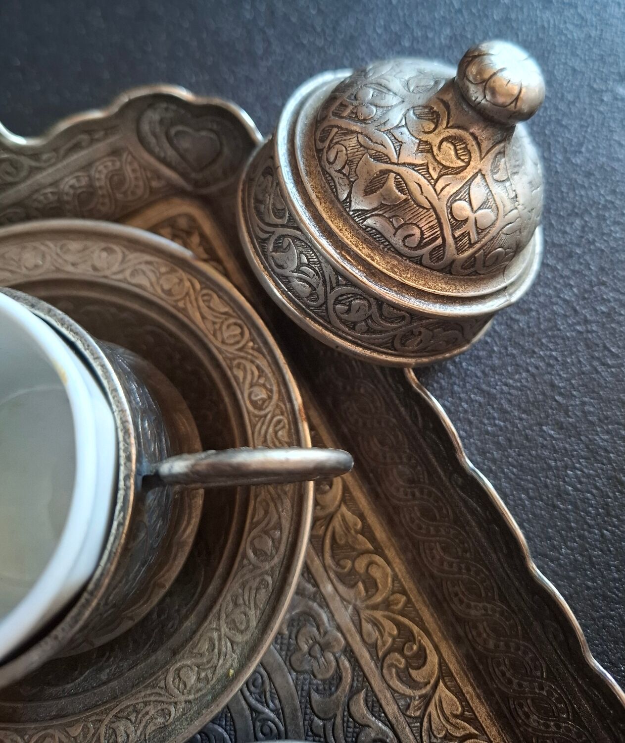 Vintage coffee or tea duo