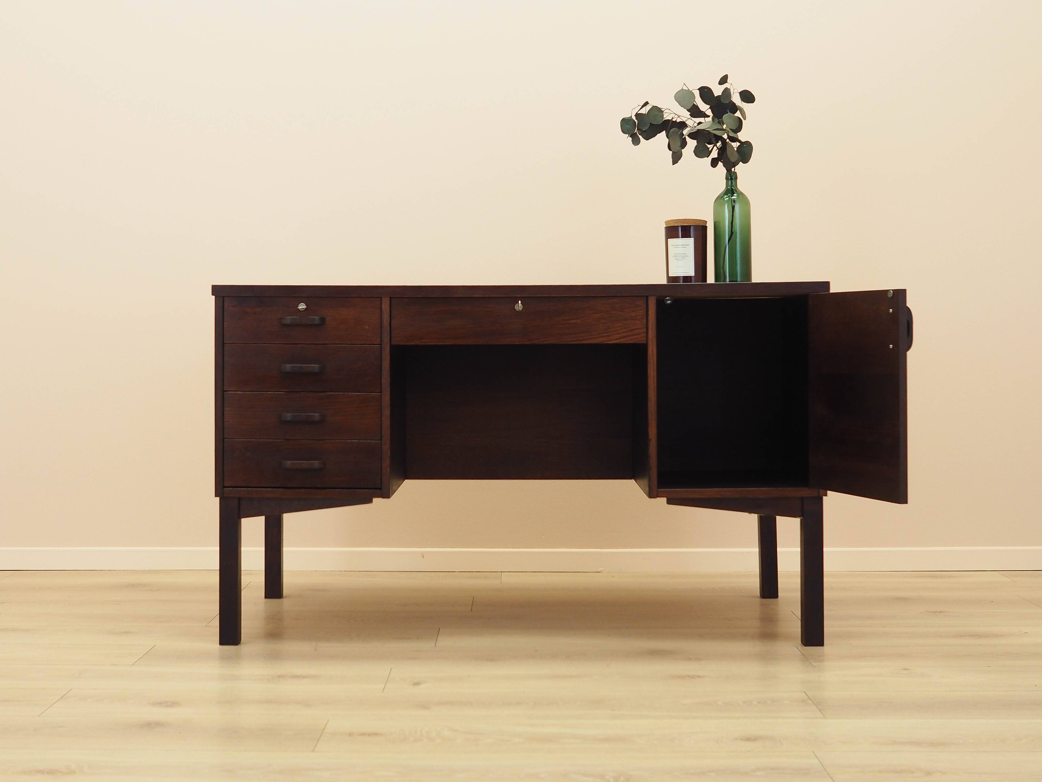 Oak desk, Danish design, 1970s, made in Denmark