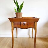 Bijzettafel of butlertafel, kersenhout, Frankrijk