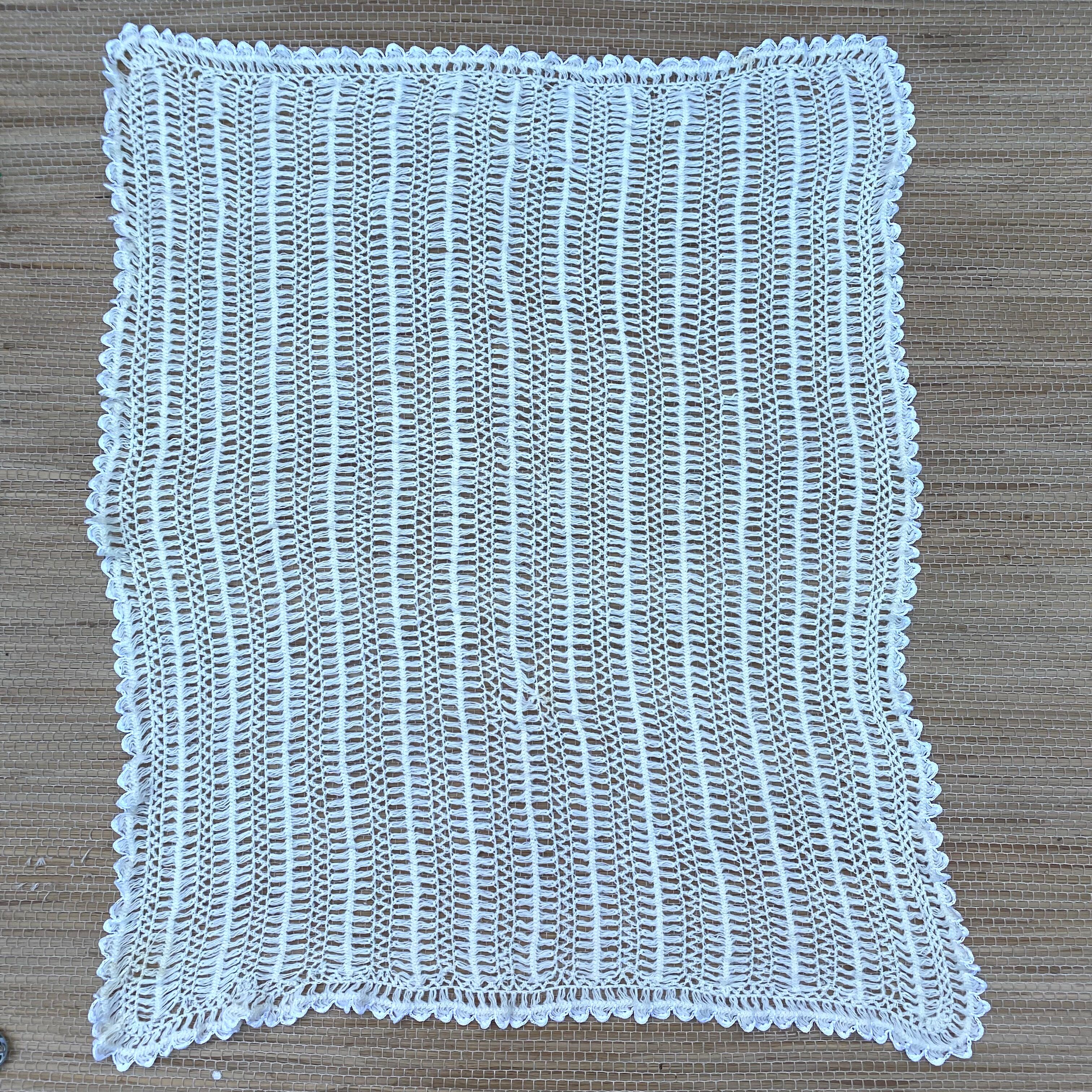 Blanket, crocheted plaid