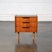 Bedside table with 3 drawers