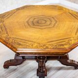 Antique Walnut Center Table, 1890s
