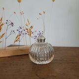 Fine-ribbed crystal bottle