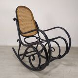 Rocking-chair curved wood