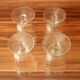 4 Antique engraved goblets - wine glasses