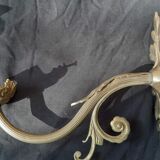 Art deco bronze wall lamp