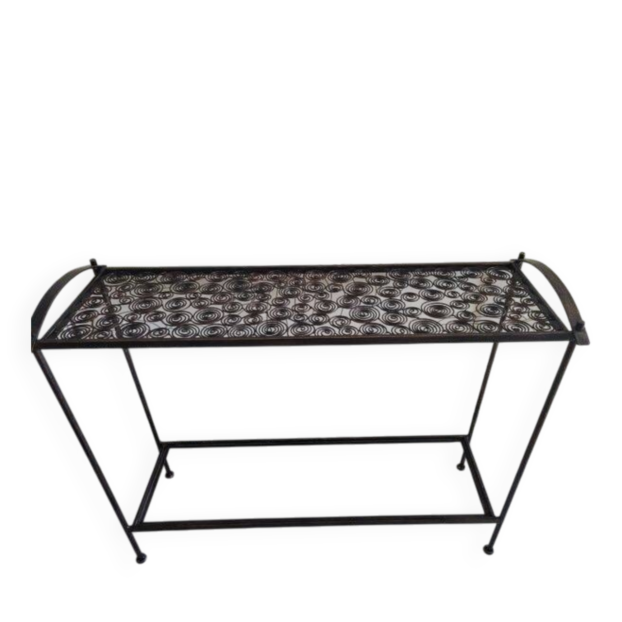 Wrought iron console