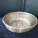 Breadbasket, banette in braided silver metal threads 23 cm