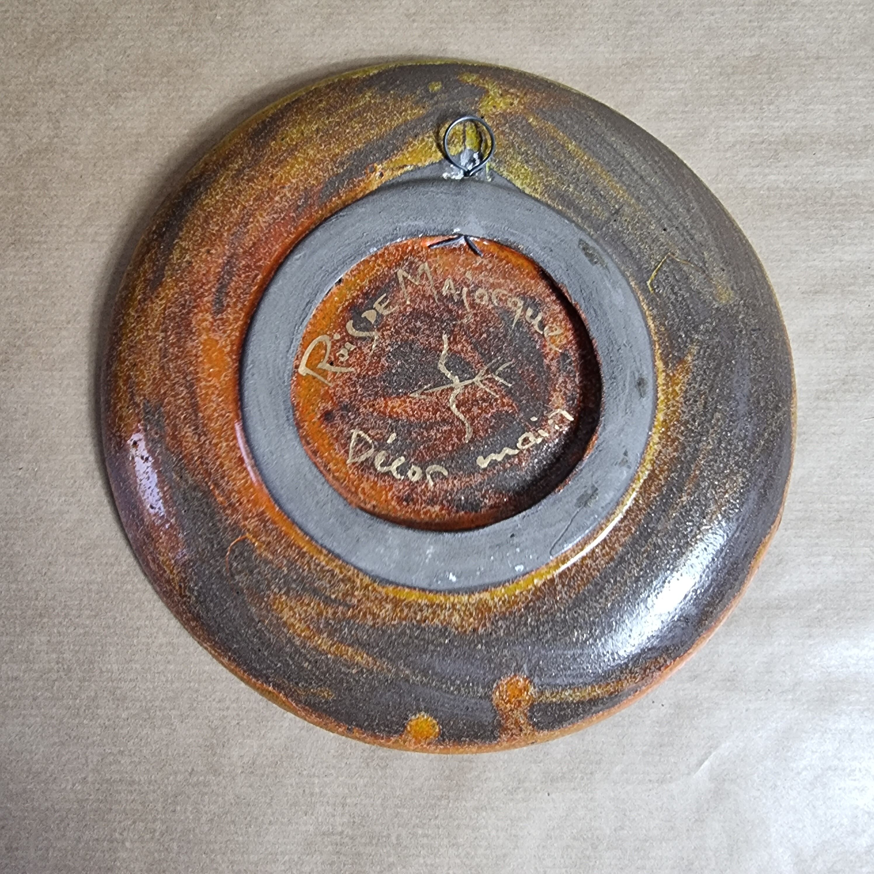 Decorative plate king of Mallorca