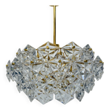 Kinkeldy chandelier with crystal , 1970s