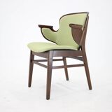 1950s Hans Olsen Beech Shell Chair For Bramin Mobler, Denmark