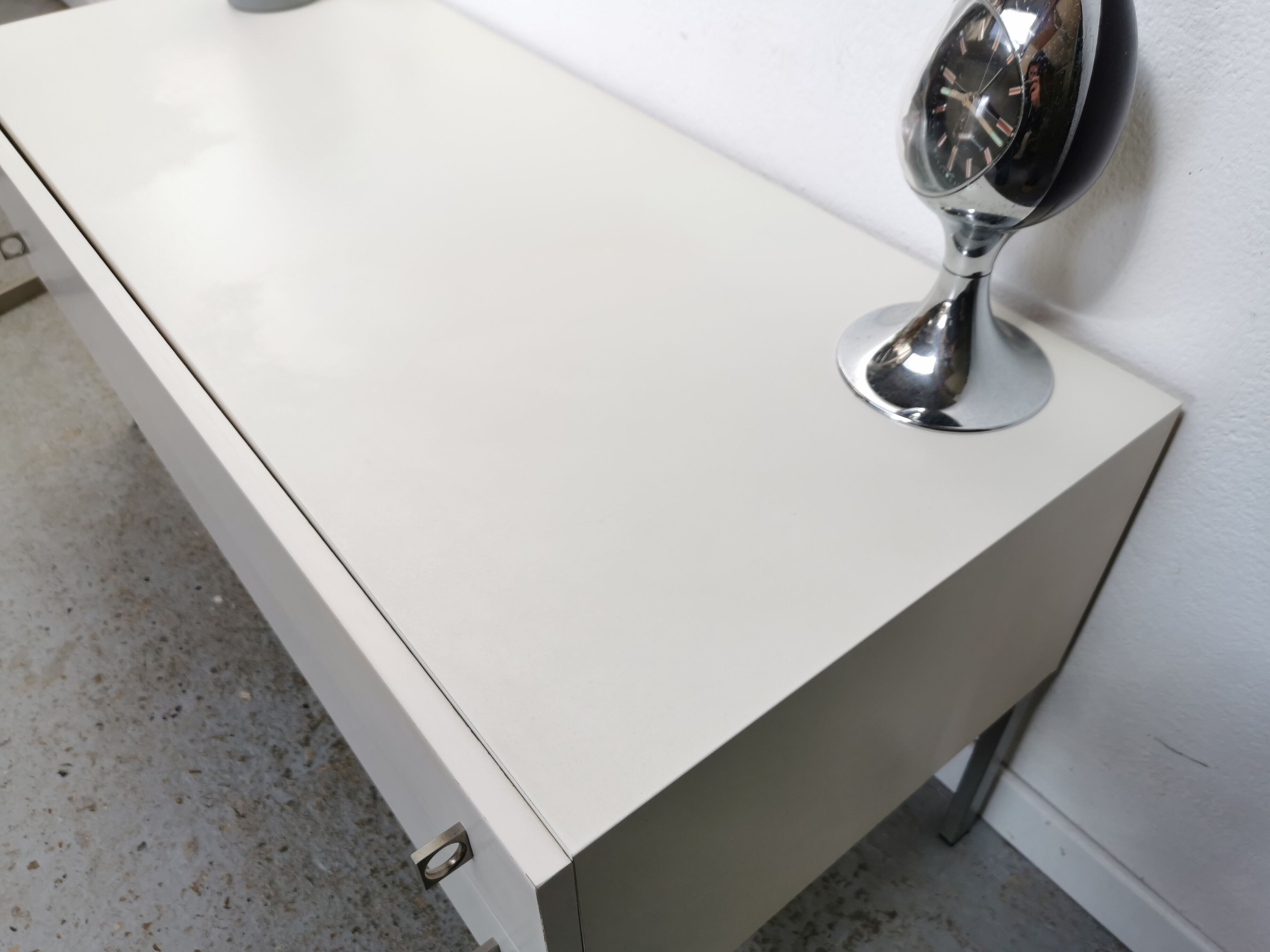 Bedside chest of drawers vintage design 1970