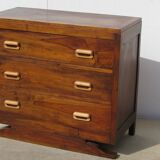 Walnut Art Deco dresser