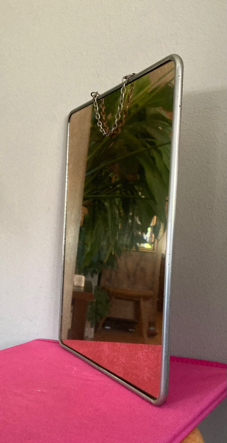 Barber mirror Art Deco early twentieth century